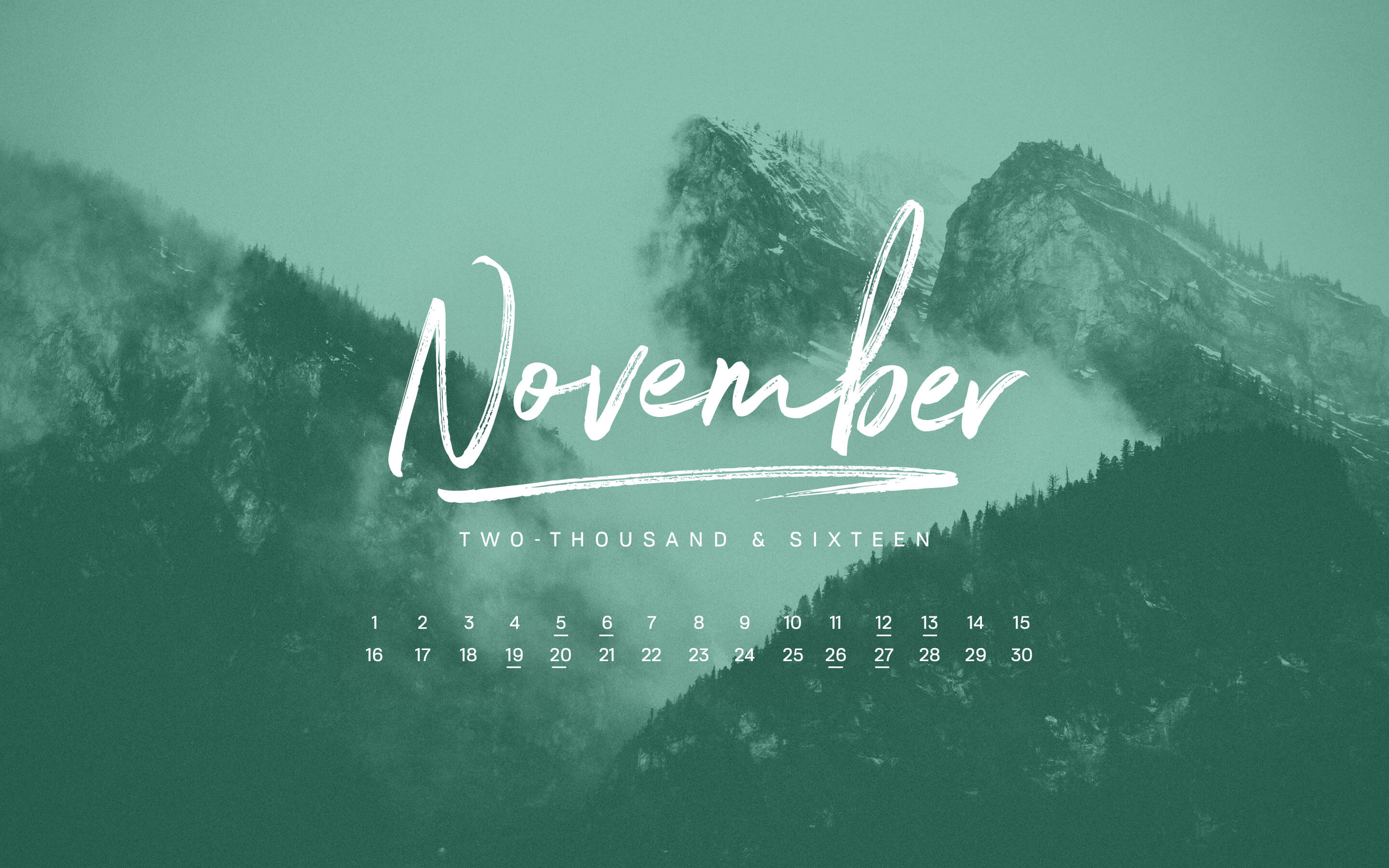 November Desktop Calendar Wallpaper Paper Leaf