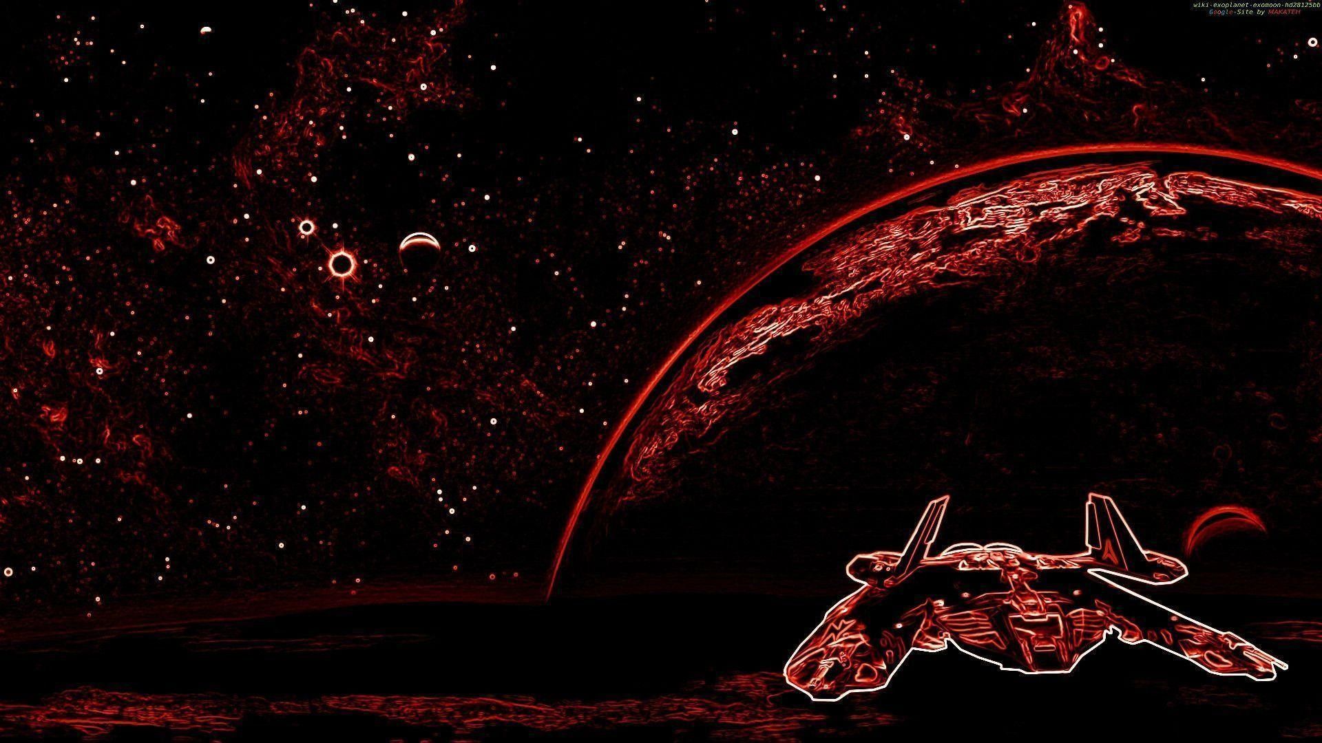 Red And Black Aesthetic Laptop Wallpaper On