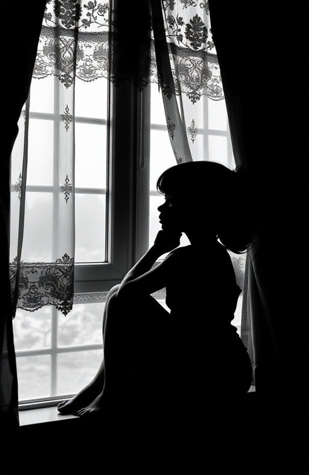 Black And White Girl Wallpaper