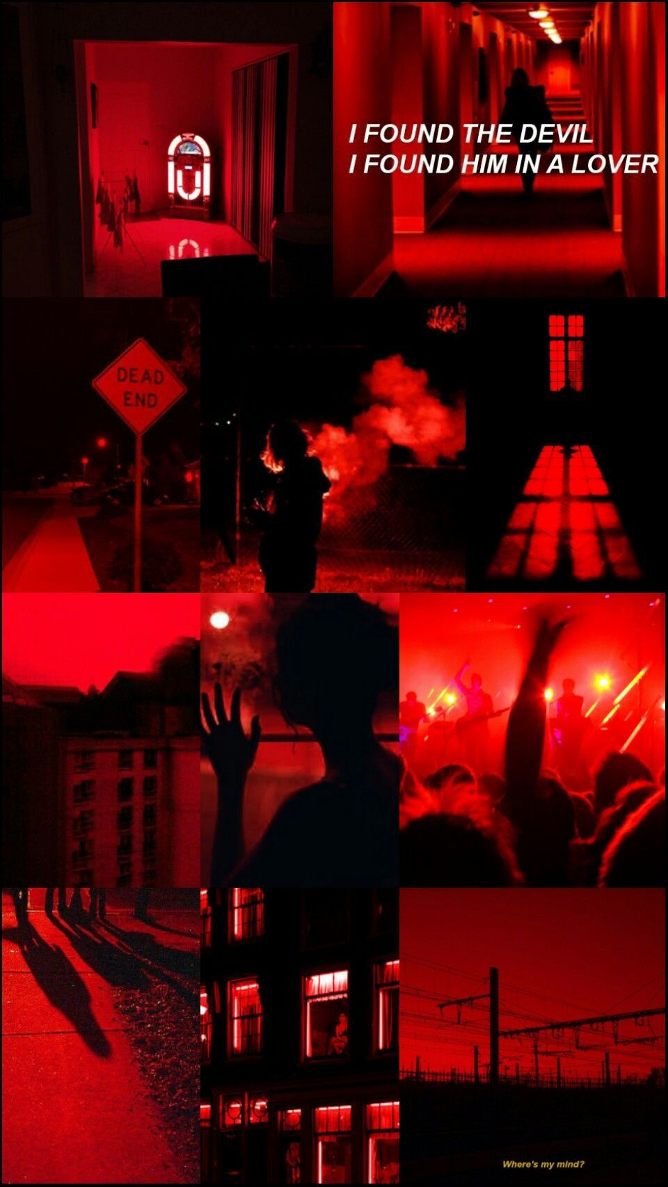 Red And Black Aesthetic Wallpaper On