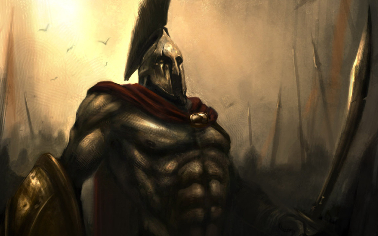 Spartan Sword Shield Helmet Cloak Red Shakugan No Shana Wallpaper