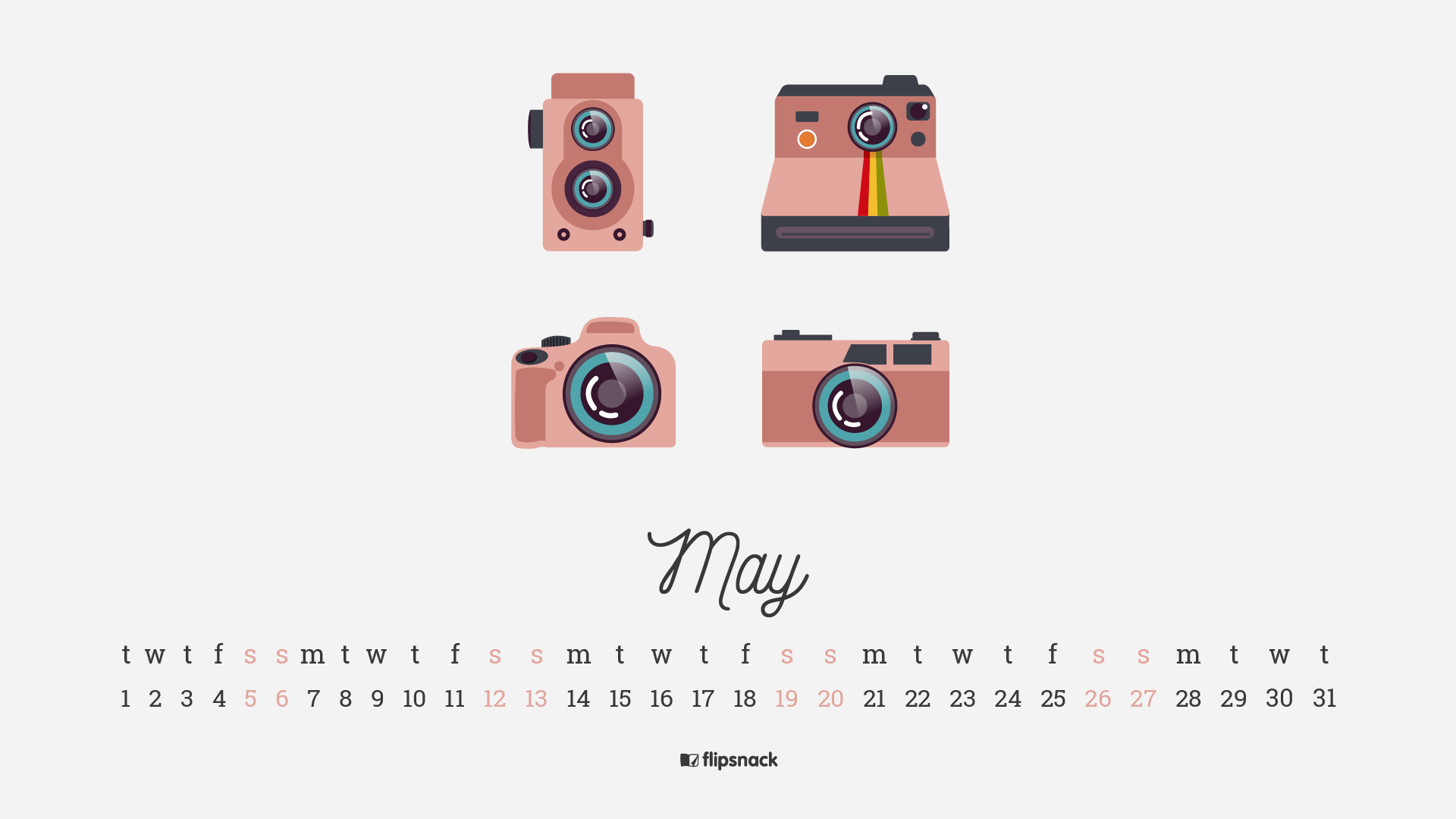 May Calendar Wallpaper For Desktop Smartphone