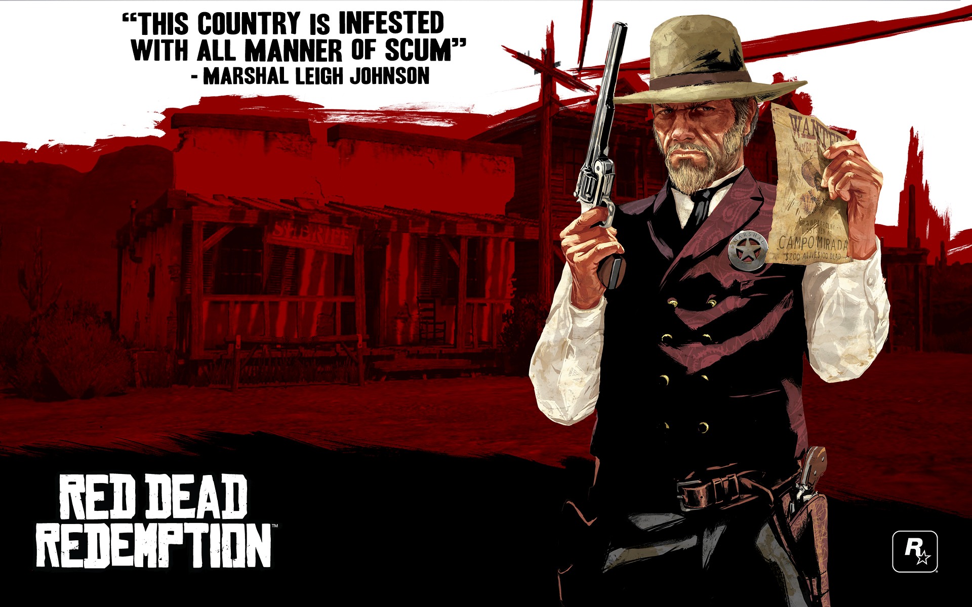 Red Dead Redemption Marshall Desktop Wallpaper