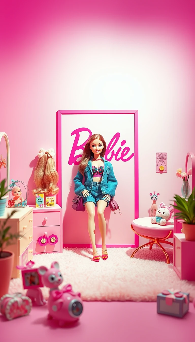 Barbie Pink Background