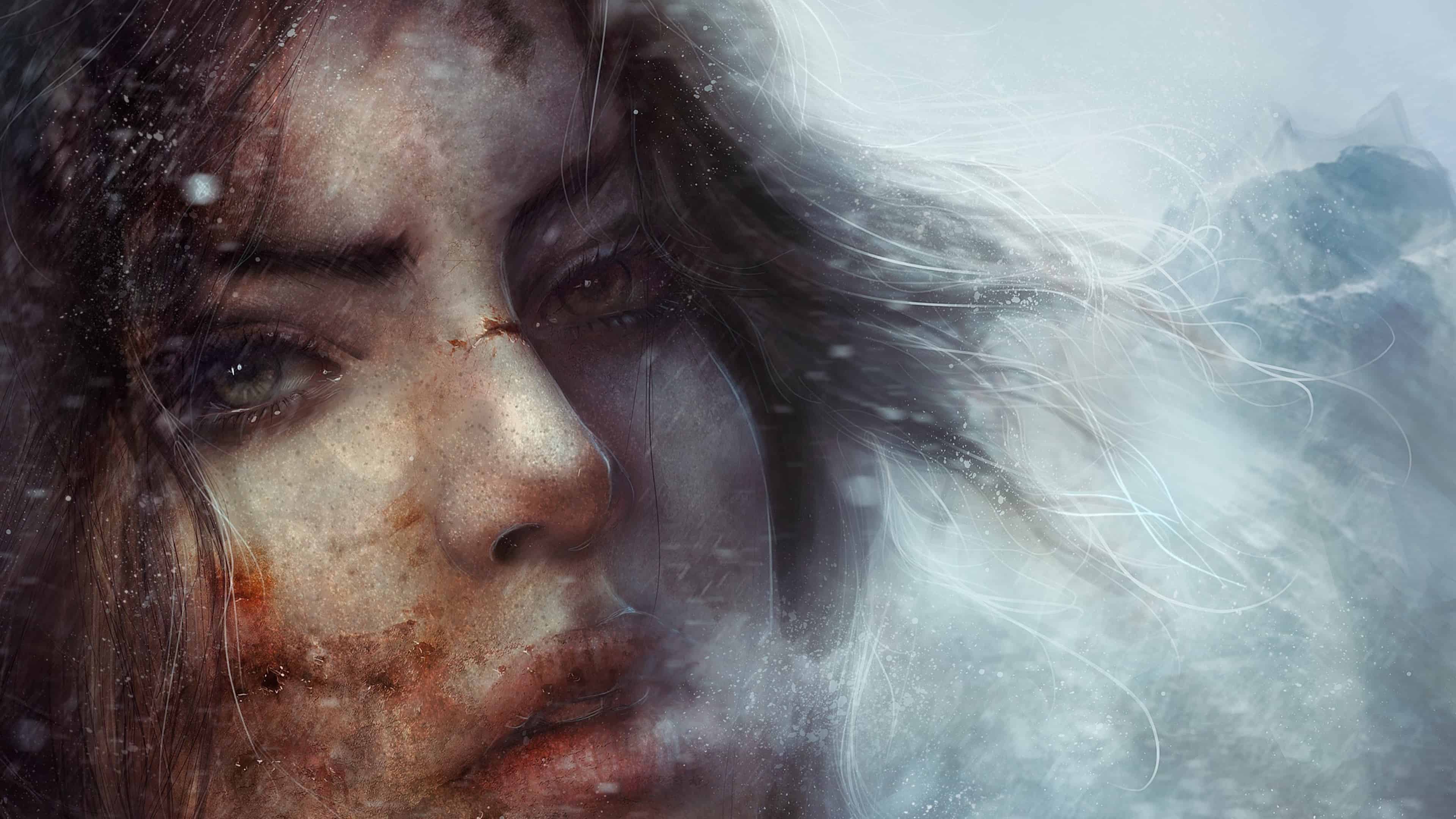 Tomb Raider Lara Croft Portrait UHD 4k Wallpaper