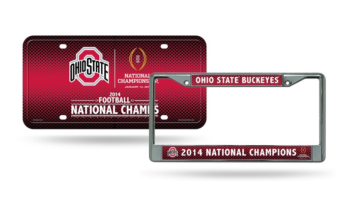 Ncaa Ohio State National Football Championship License Plate