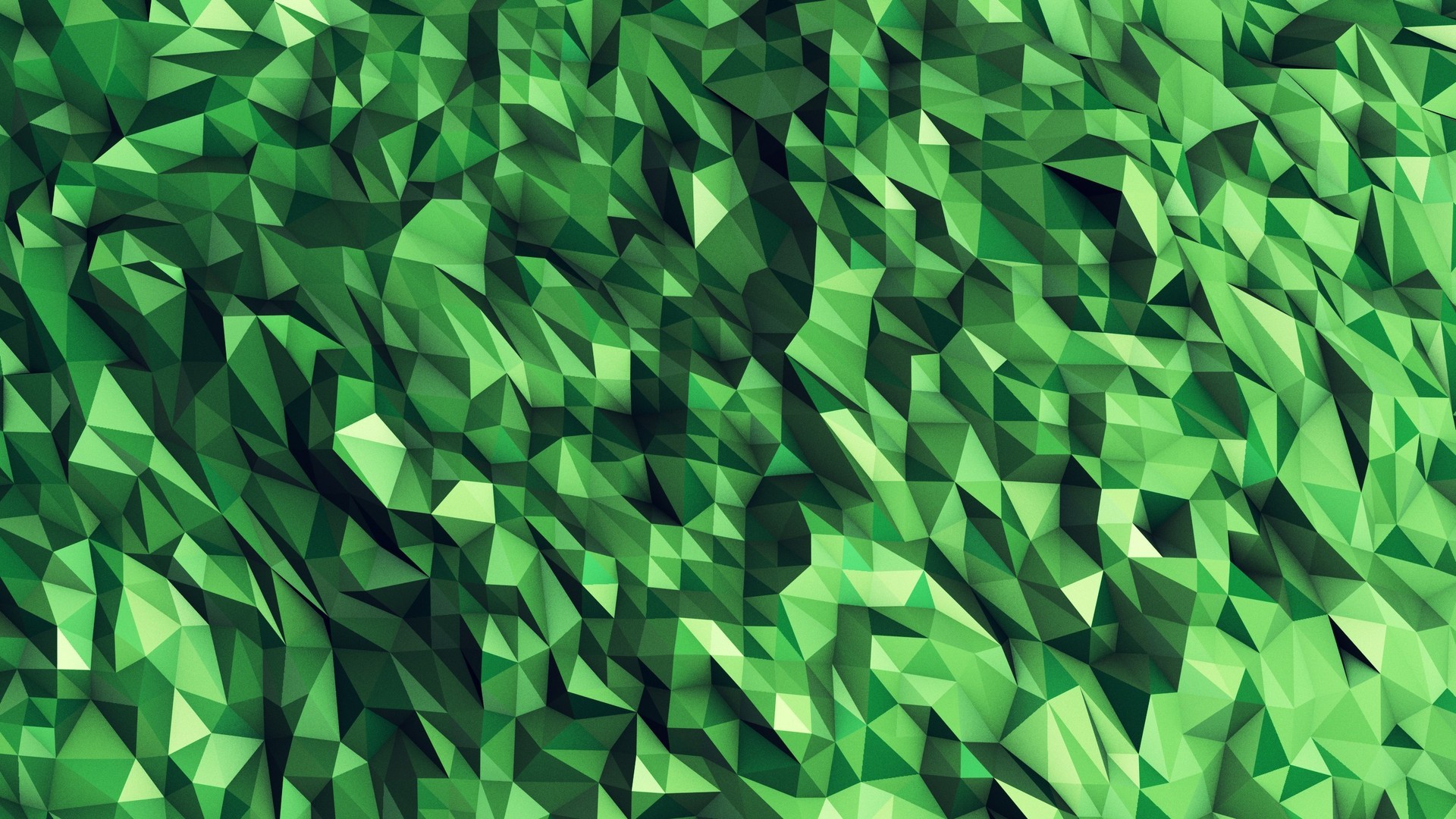 Green Polygon Wallpaper