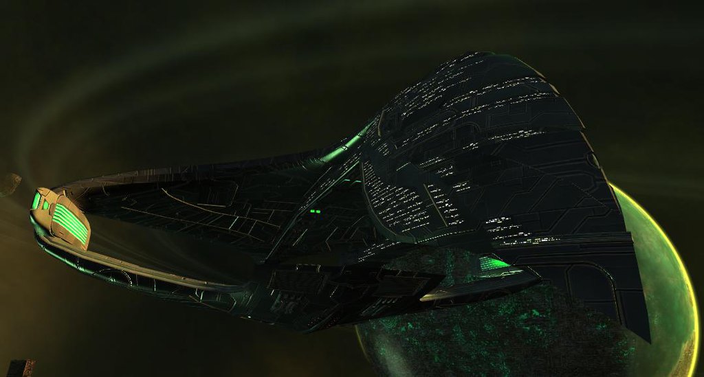 Imperial Romulan Warbird Scythia By Lord Nalthren