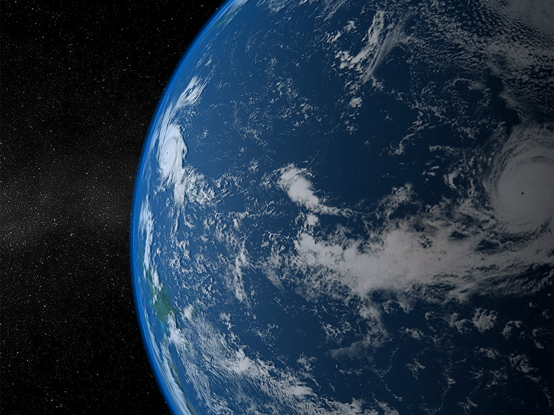 Earth 3D screensaver screenshot Click to enlarge