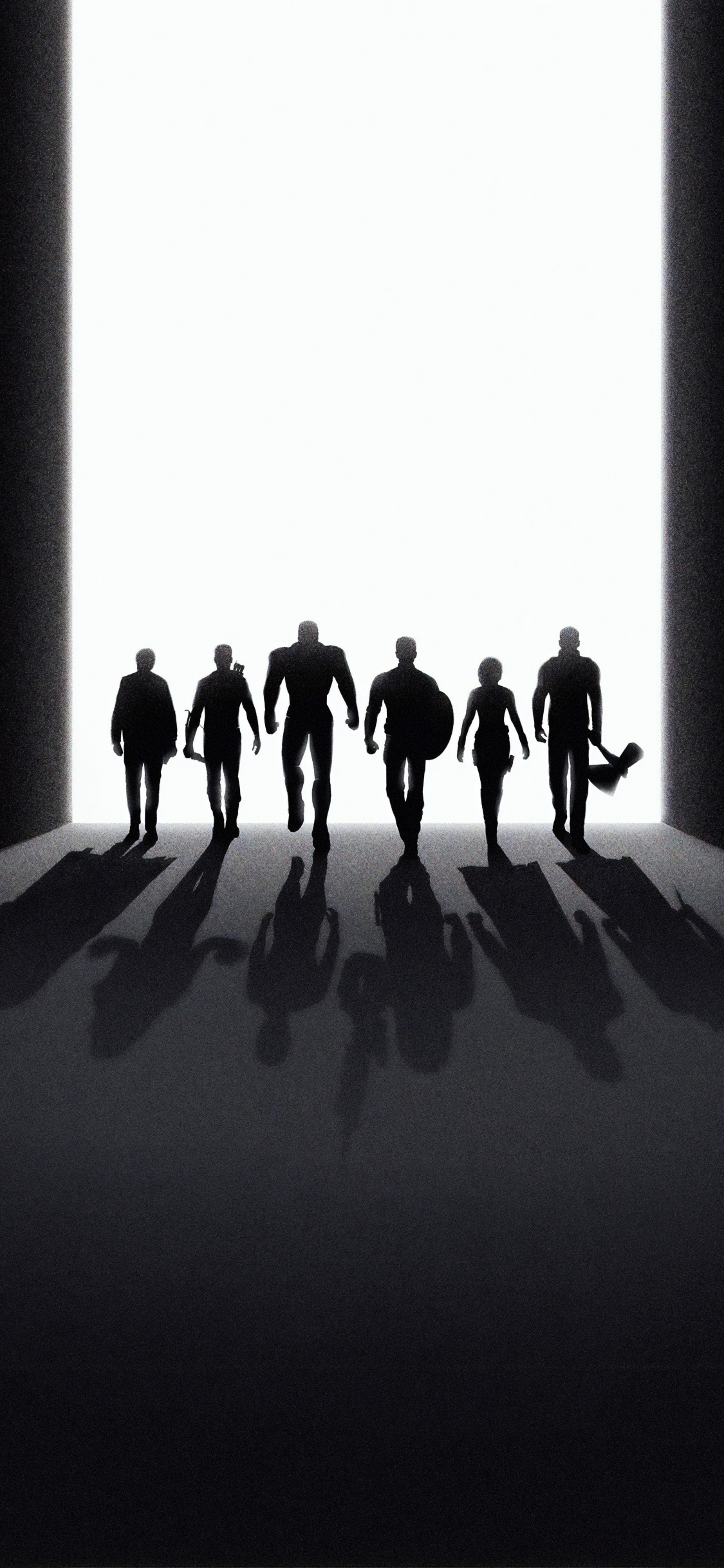 Avengers Endgame Silhouette Black And Dark Superhero Wallpaper