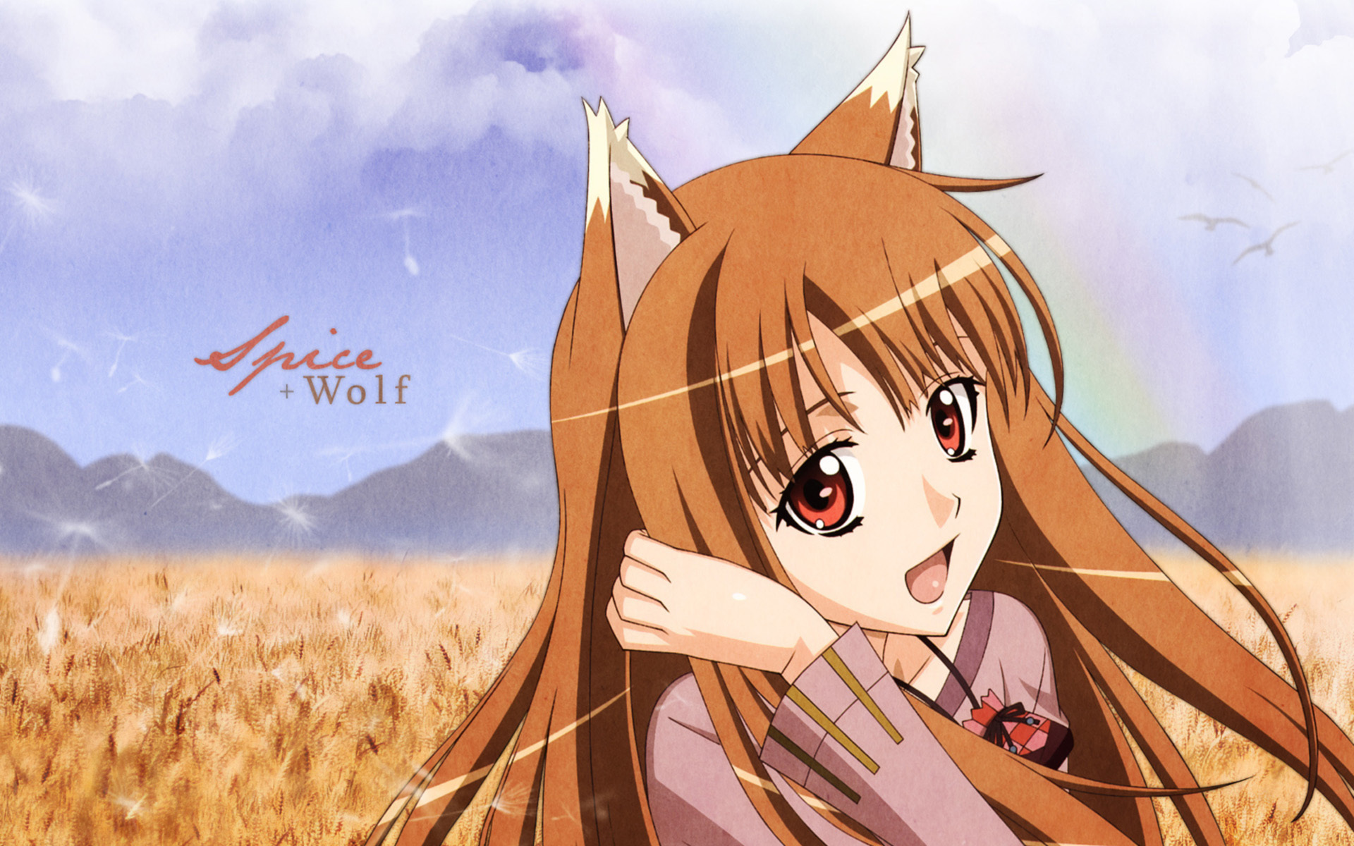 Spice And Wallpaper Wolf Animal Ears Holo