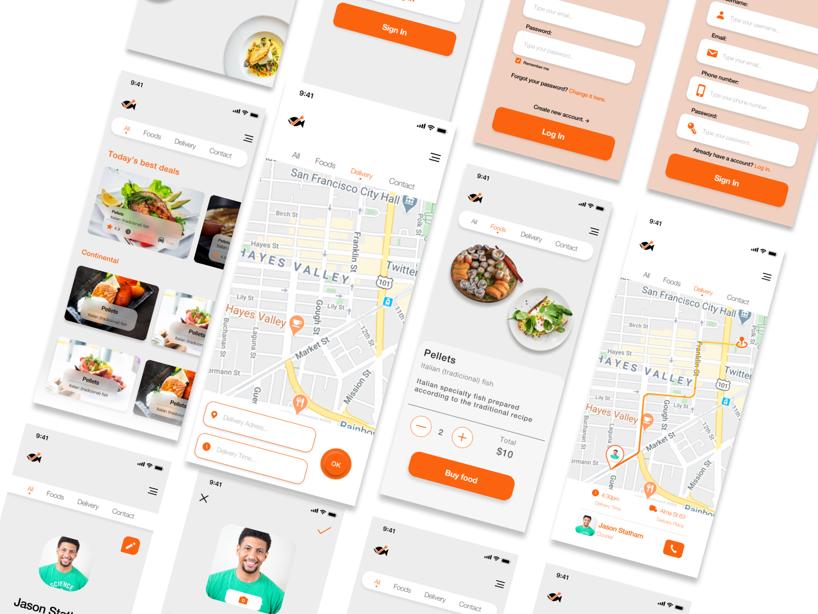 Delivery Food App Design By Bosko Vidojevic On Dribbble