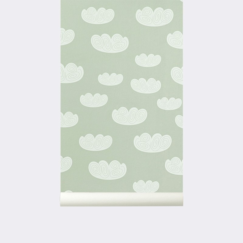 Free download Ferm Living Cloud Wallpaper Mint Ferm Living Mint Green