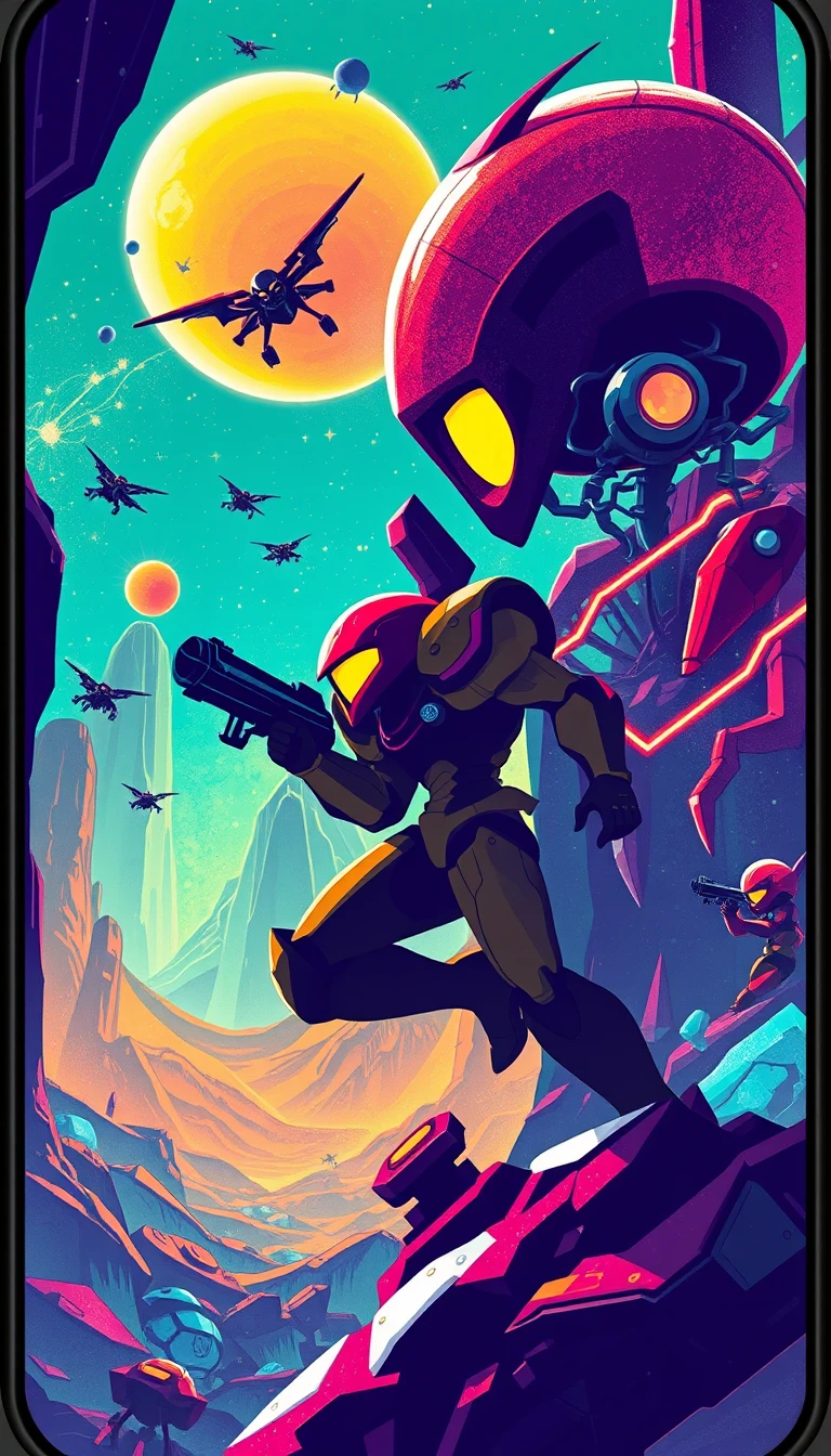 Metroid Phone Wallpaper