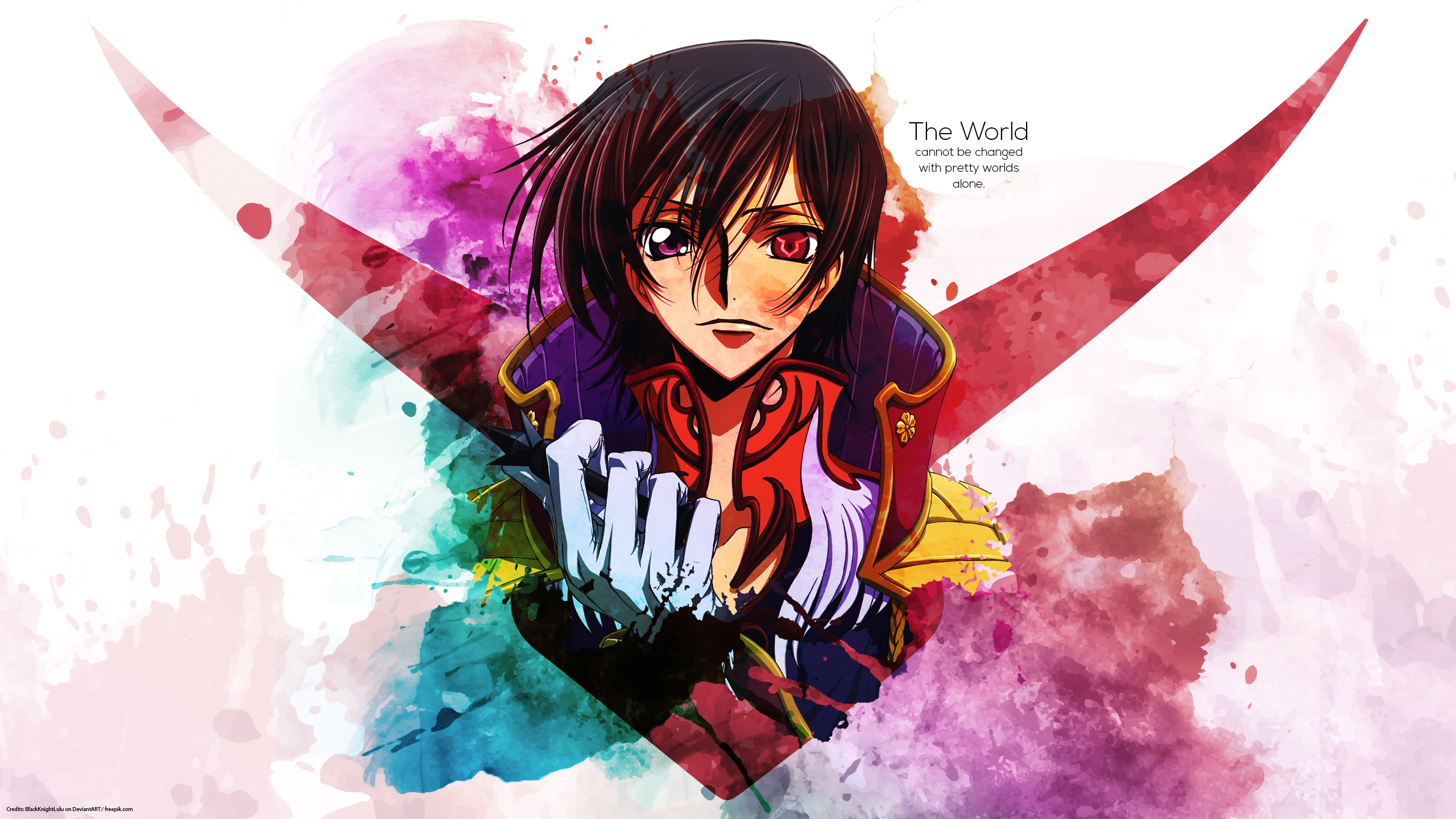 Code Geass Lelouch Mash Up Wallpaper By Flamacore