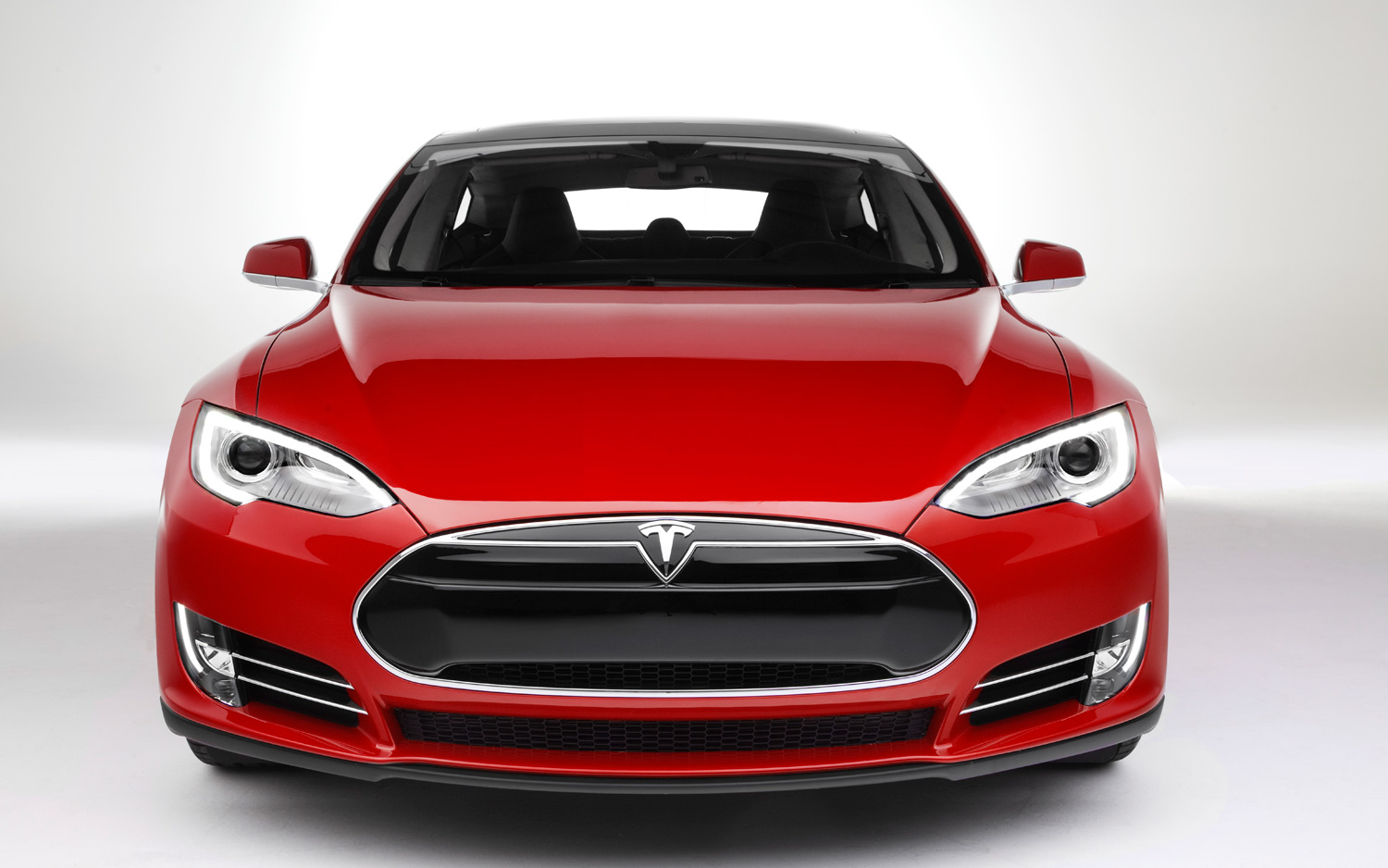 Tesla Model S Red Wallpaper HD