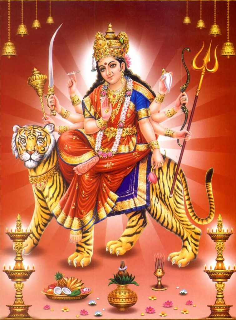 God Durga HD Wallpaper Ambaji In