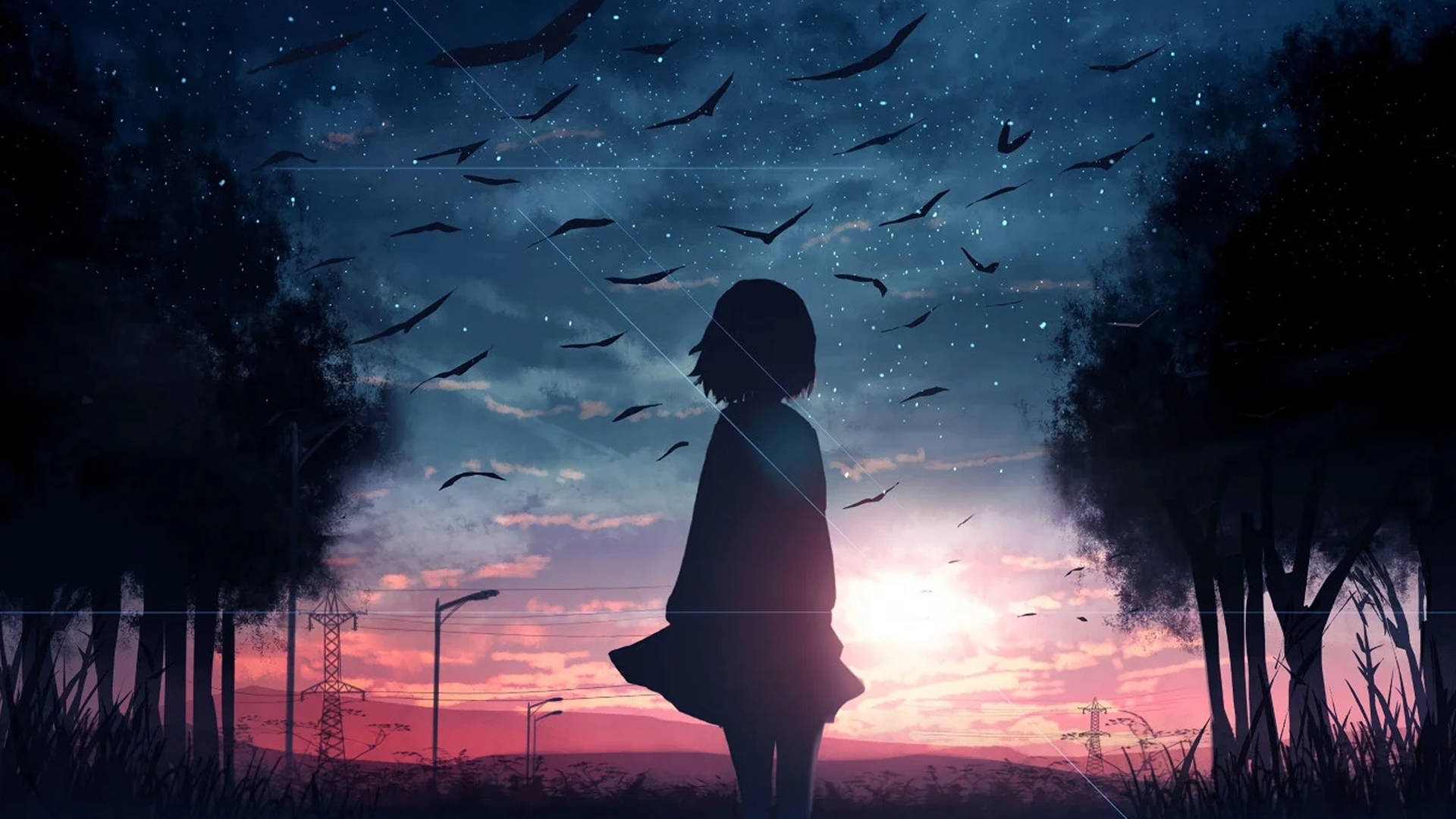 Sad Anime Girl Wallpaper