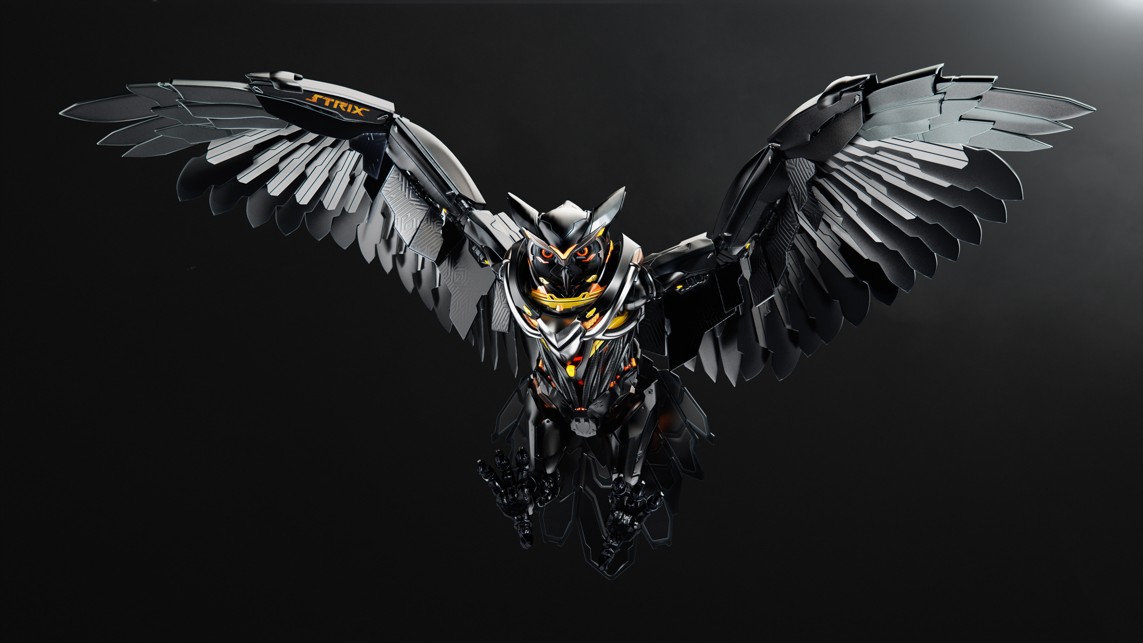 Strix Owl 4K UHD Wallpaper