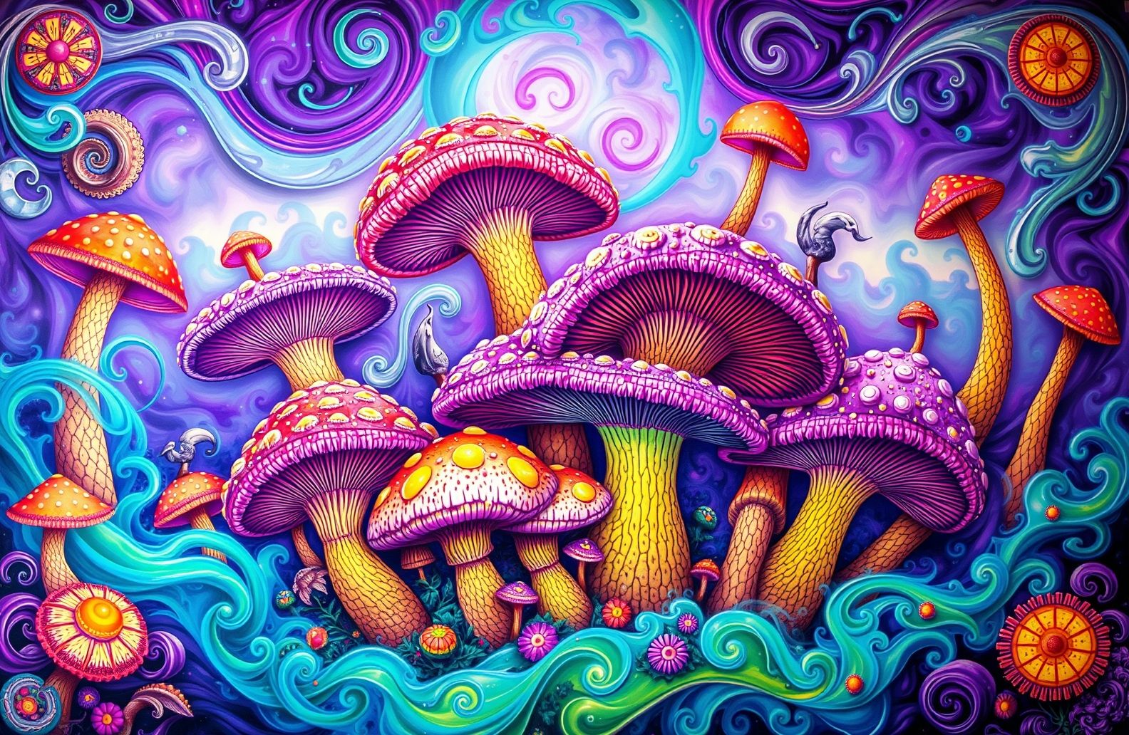Trippy Shroom Wallpaper