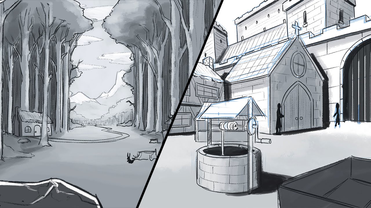 How To Draw A Background Environments And Landscapes Kidlit Tv