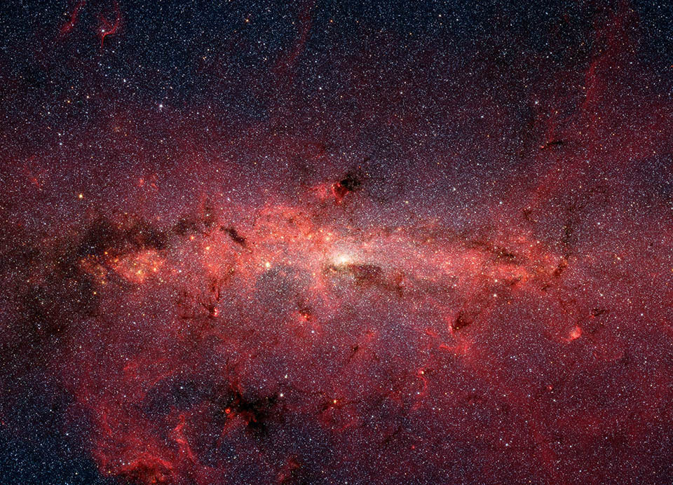 Spitzer Of The Center Milky Way Nasa Space