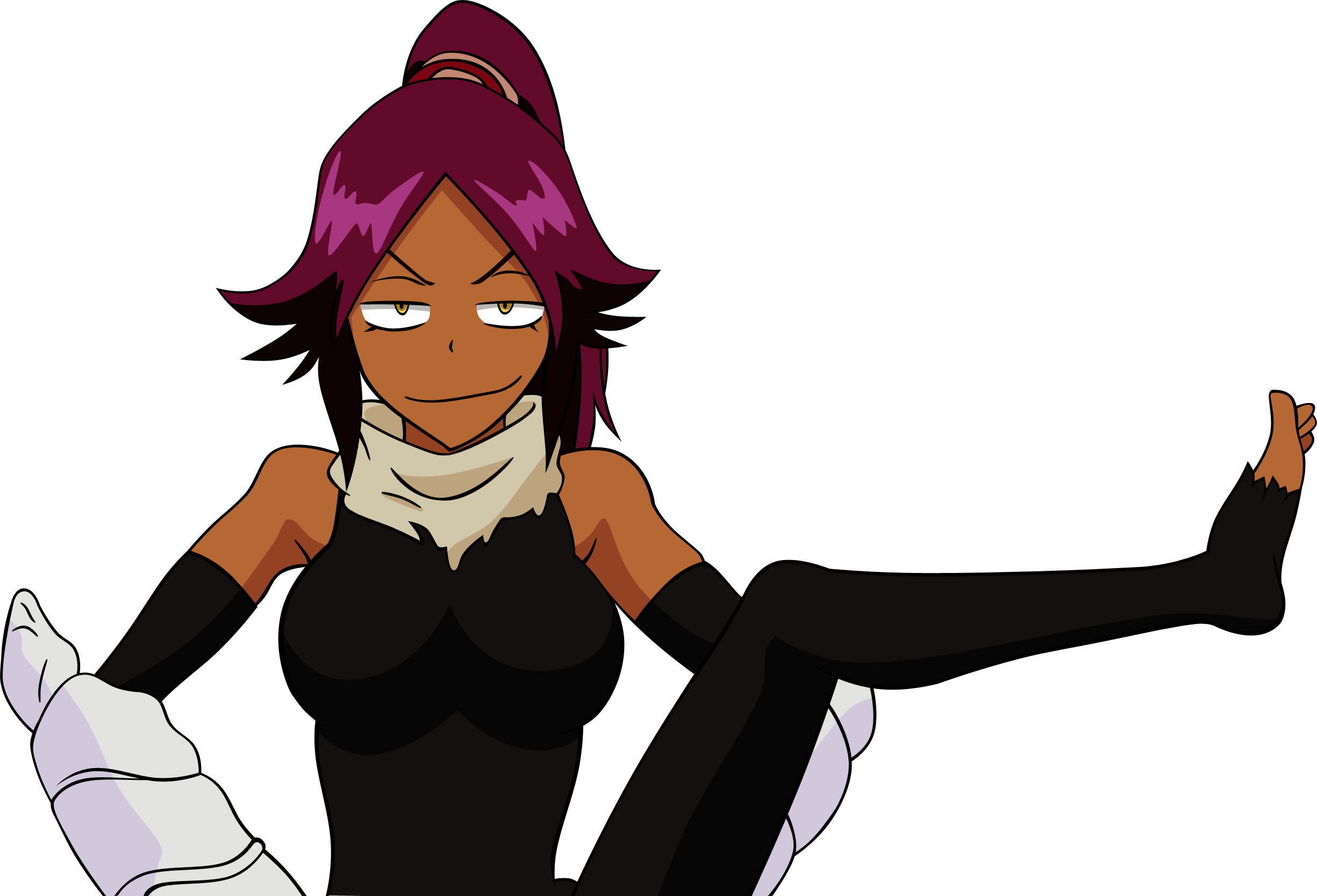 Bleach Vector Wallpaper Shihouin Yoruichi