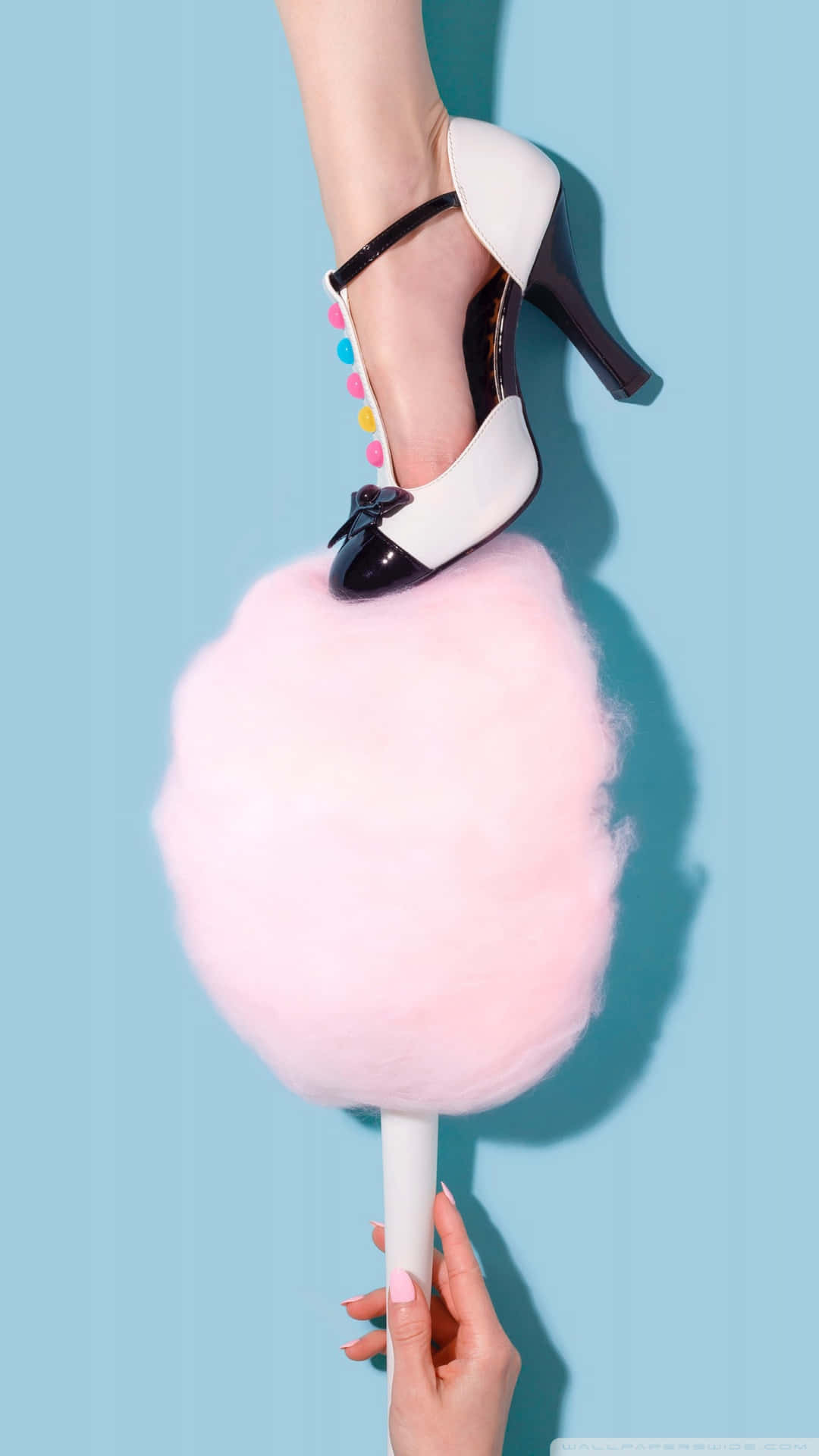 A Beautiful Ball Of Pink Cotton Candy Wallpaper