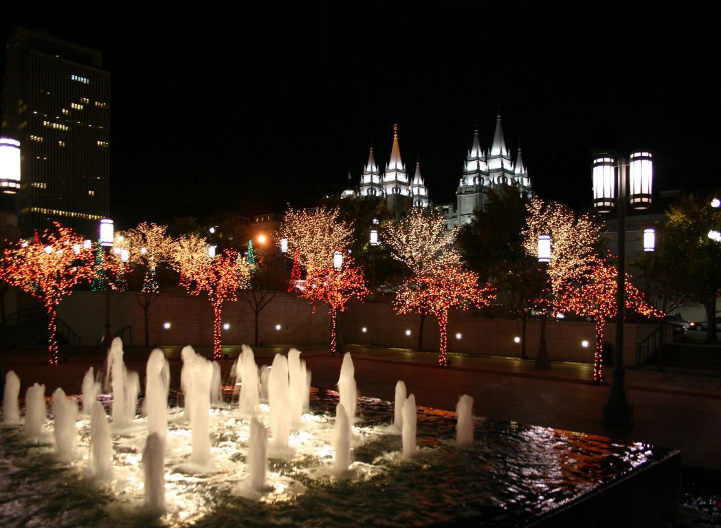 Salt Lake LDS Mormon Temple Photograph Download 354