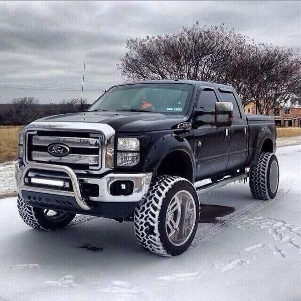 Black Lifted F Series Ford Truck Dream Cars Trucks And