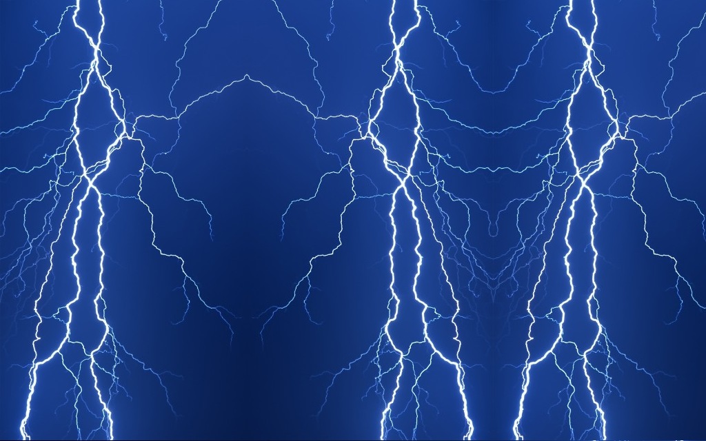 blue lightning