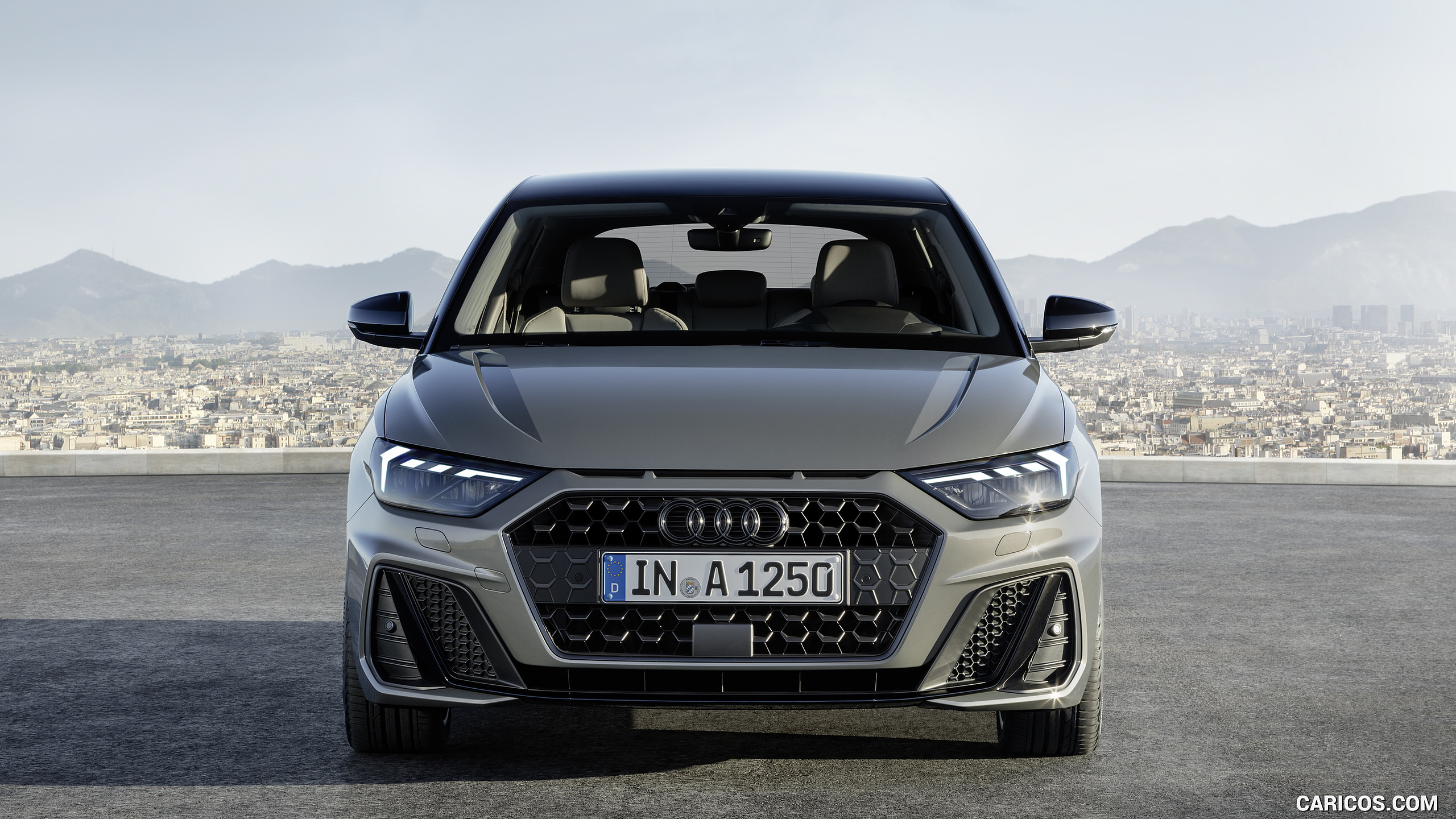 Audi A1 Sportback Color Chronos Grey Front HD