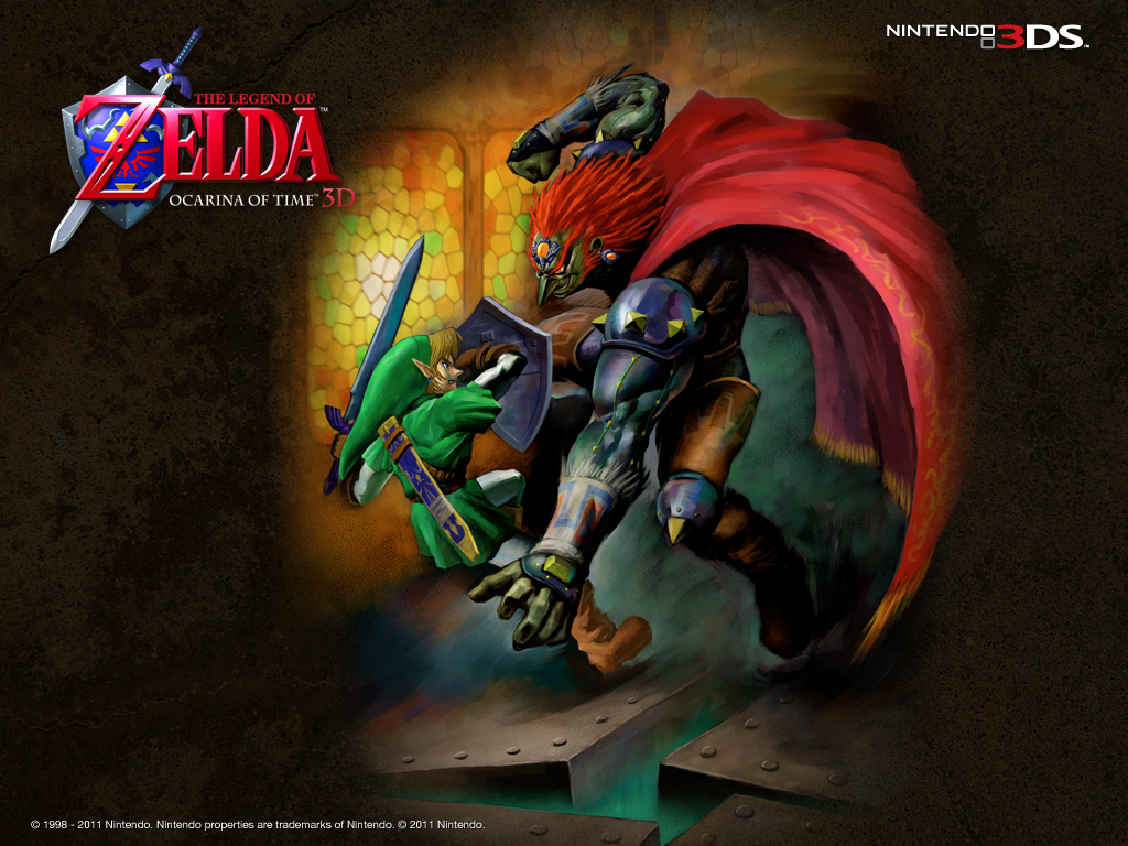 1024x768 The Legend of Zelda Ocarina of Time 3D   Game 2 Wallpapers