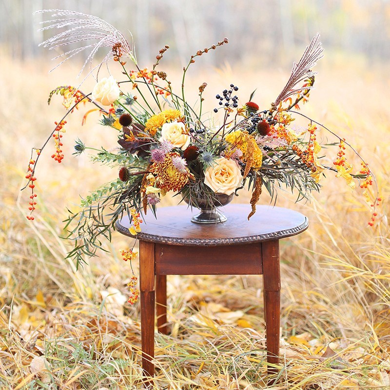 The Most Beautiful Autumn Arrangement Ever Justinecelina
