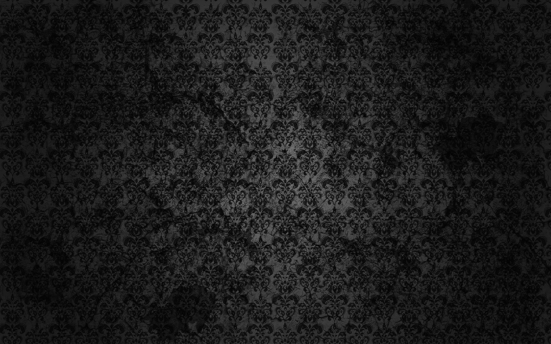 Black Floral Grunge Full HD Desktop Wallpaper 1080p