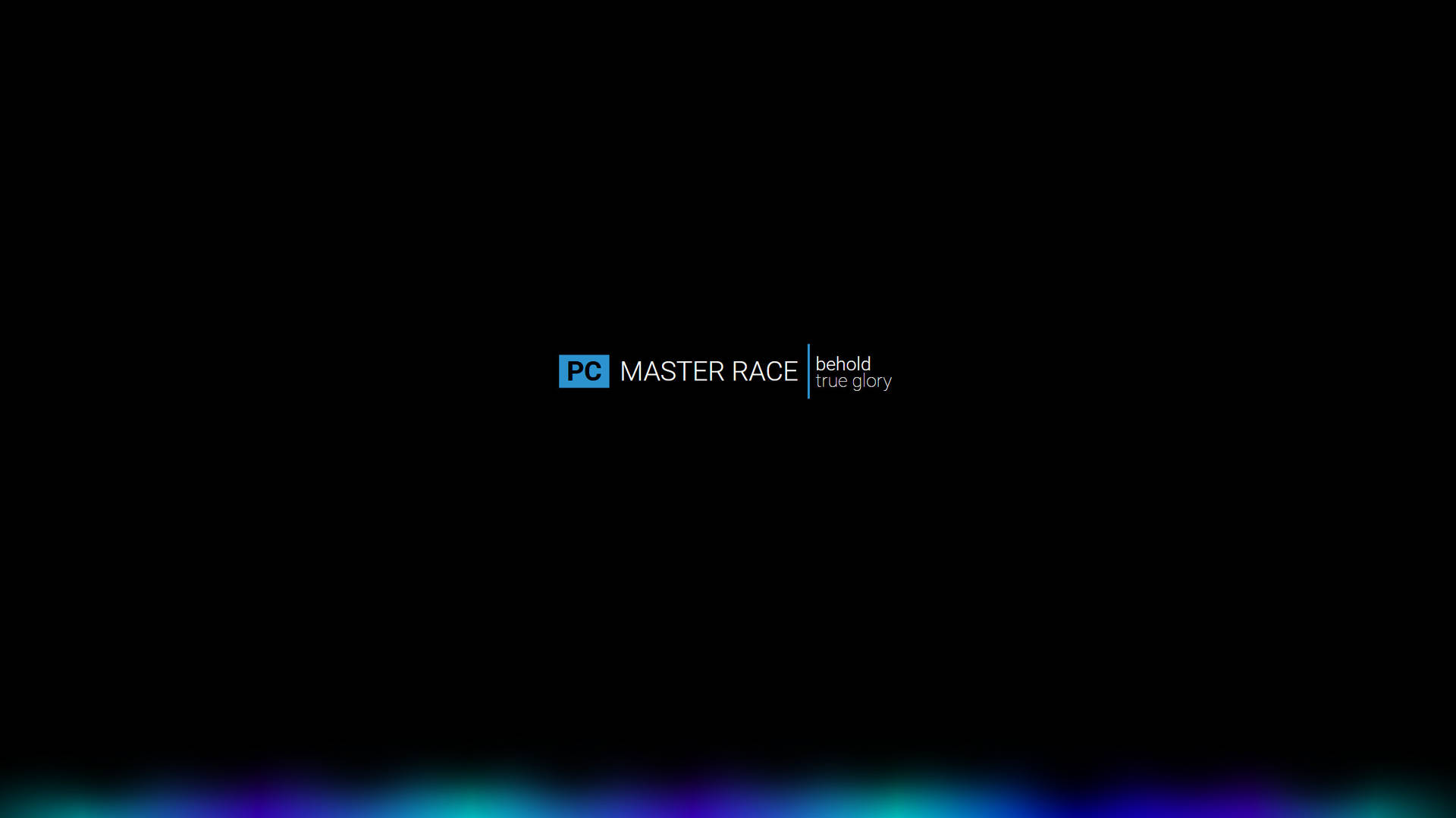 Superior Pc Gaming Monochrome Logo Wallpaper