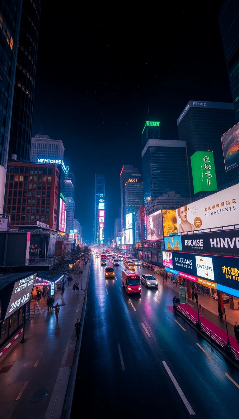 Cities At Night Wallpaper