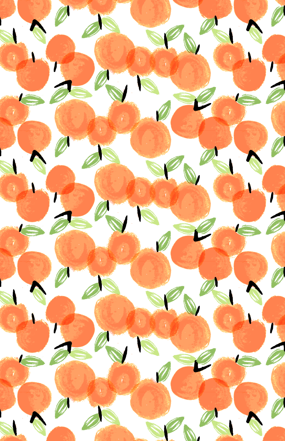 Orange Oranges Printsbyhue Prints And Patterns