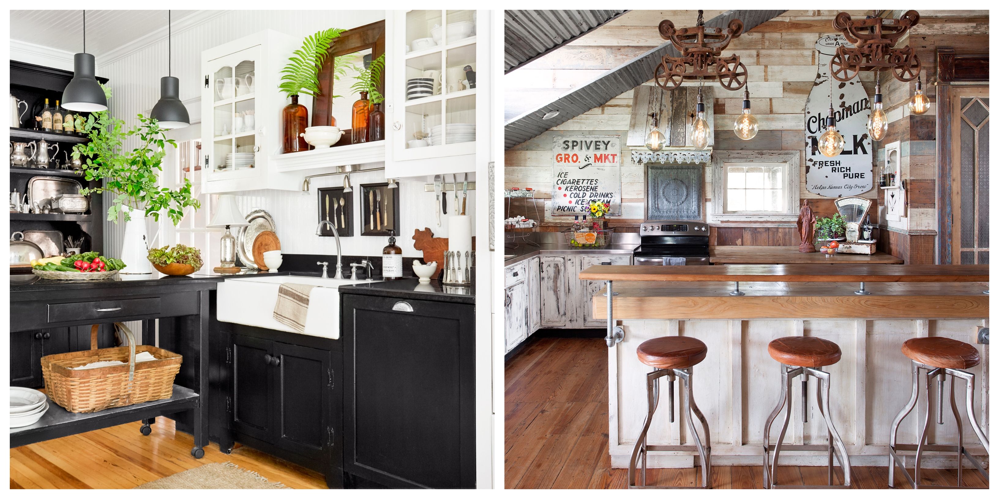 Farmhouse Style Kitchens Rustic Decor Ideas For