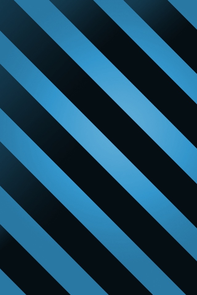 Blue Black Striped iPhone HD Wallpaper