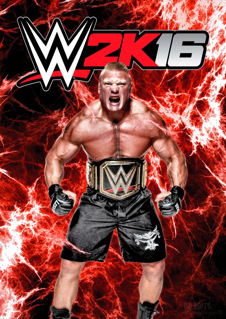Wwe 2k16 Fan Made Cover Poster By Ultimate Savage