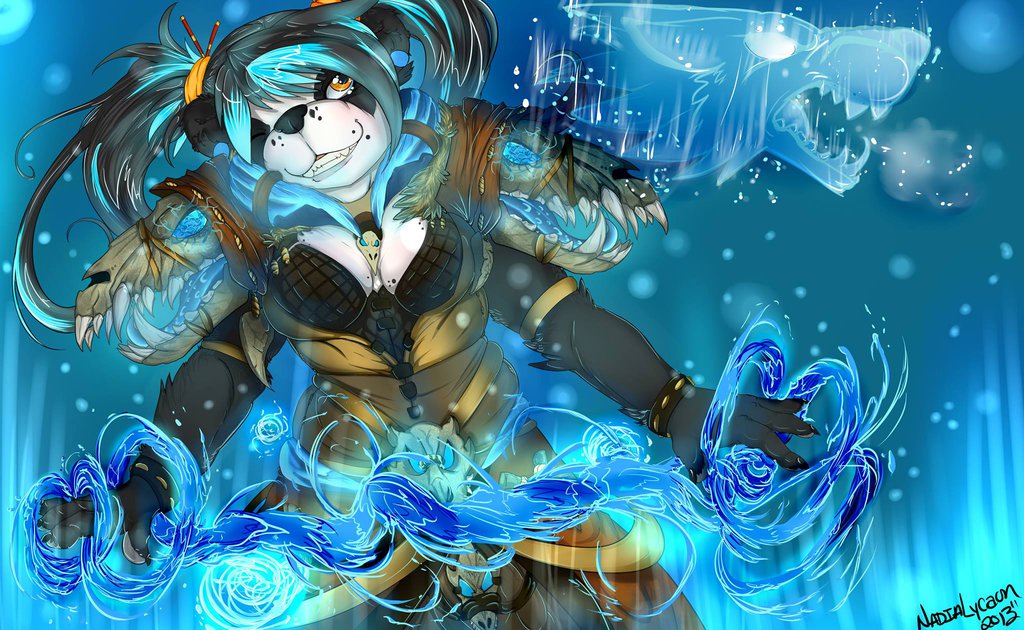 Ghostwolf The Shaman Wow By Nadialycaon