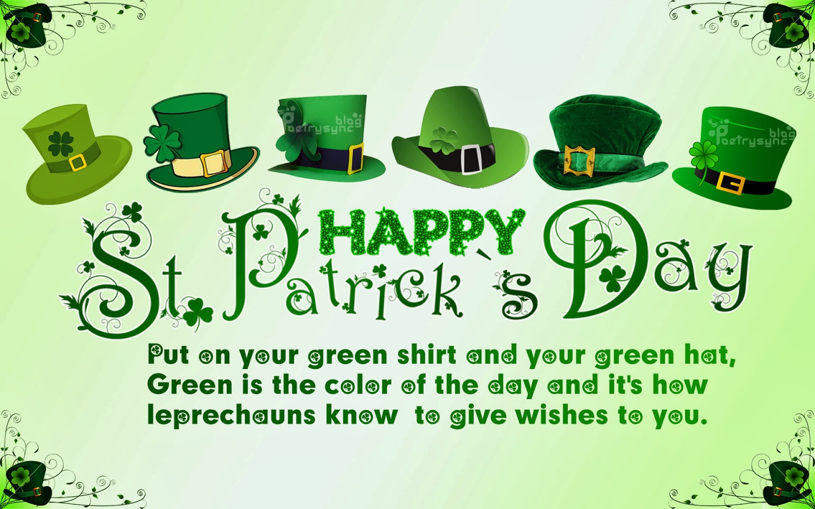 Happy Patrick S Day Best Wishes And Greetings HD Wallpaper Poetry