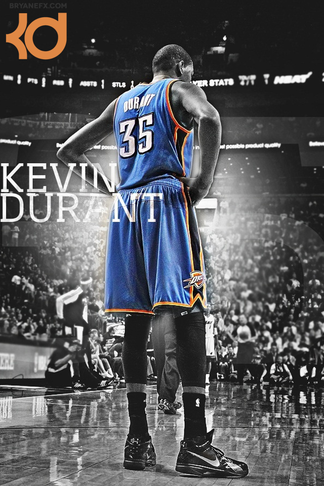 Bryanefx Kevin Durant iPhone Background