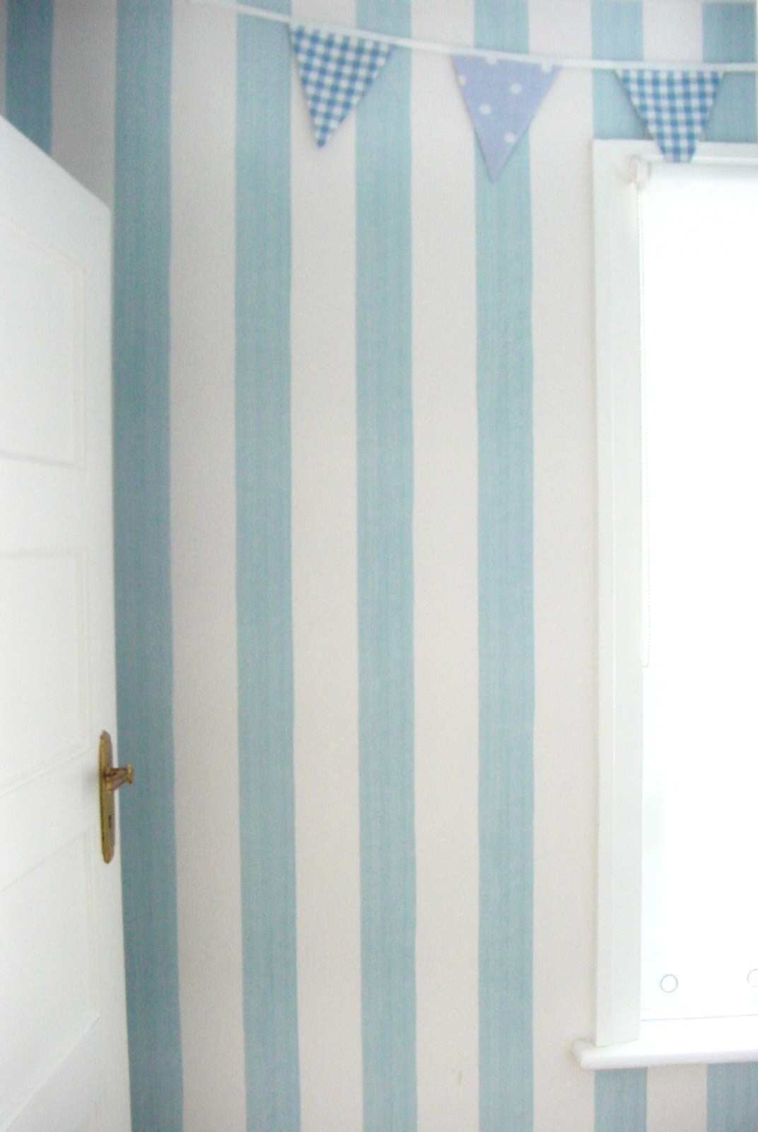 Blue And White Striped Wallpaper After Amp Stripe