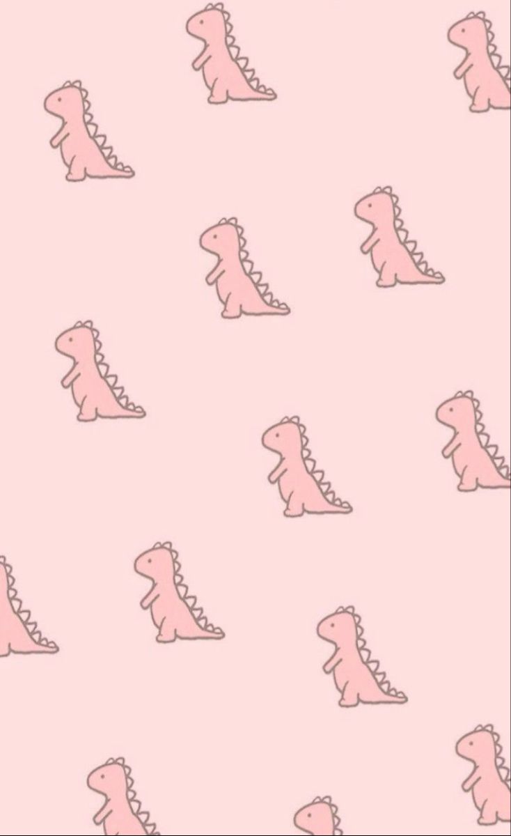 Pink Dino Wallpaper In Dinosaur iPhone