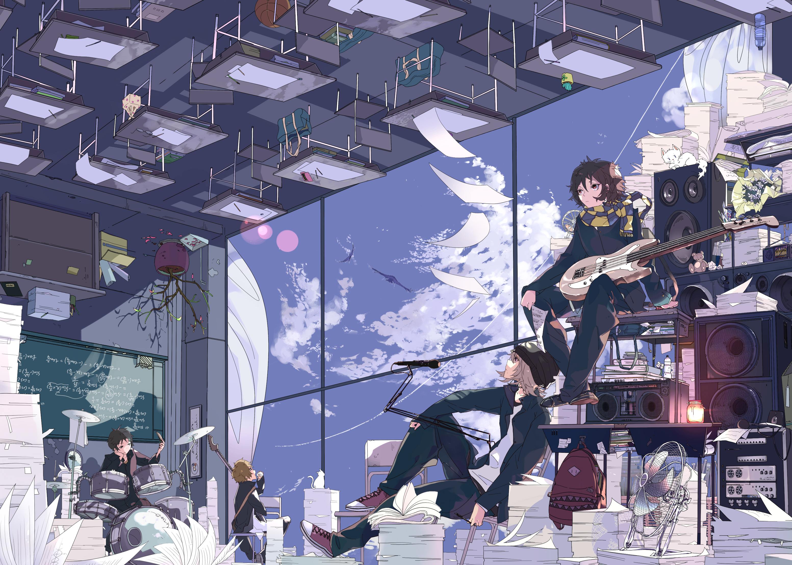 Anime Music HD Wallpaper By P