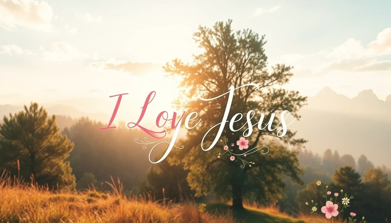 I Love Jesus Wallpaper