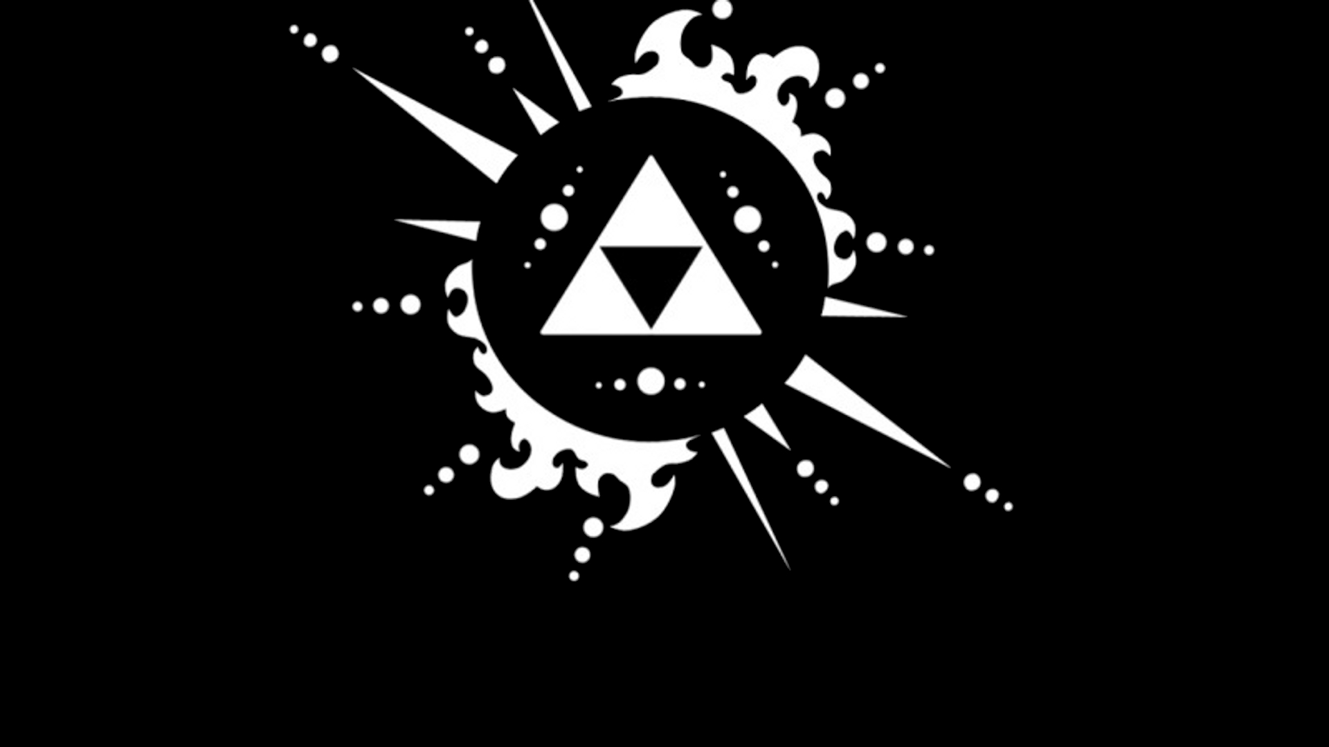 Triforce Nice Scenic Background Background Wallpaper