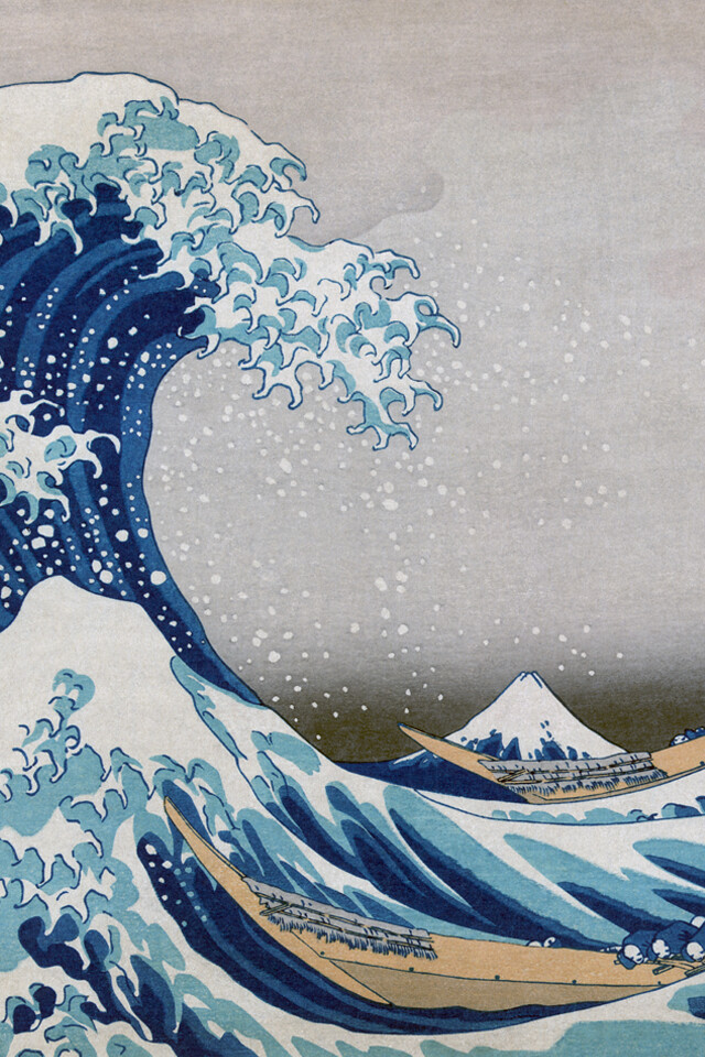 Wave Off Kanagawa Wallpaper Ukiyoe The Of